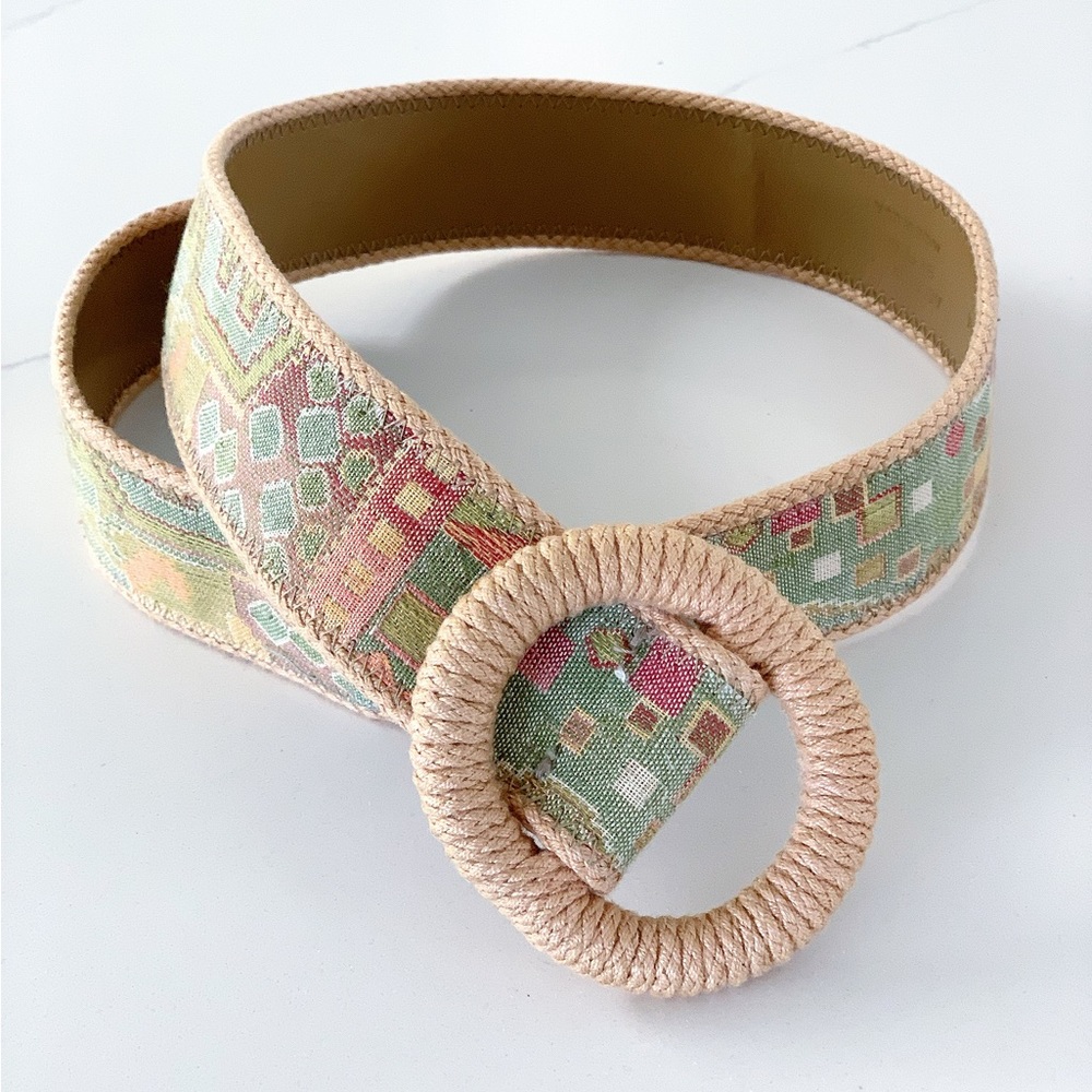 Stunning Jacquard Fabric Belt - Picture 5 of 11